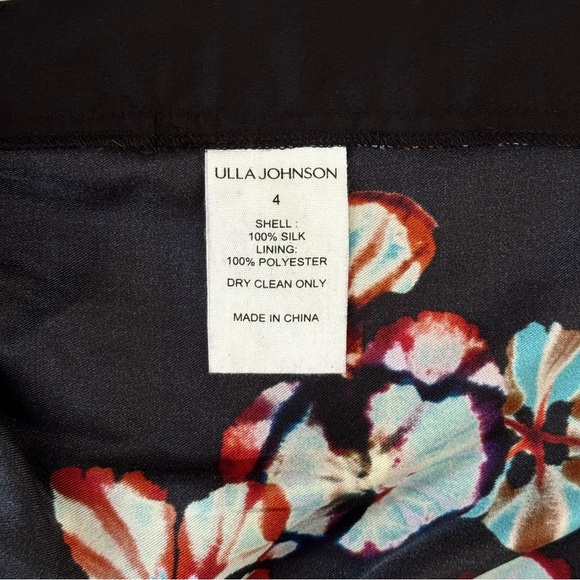 Ulla Johnson Wide-Leg Silk Floral Sawyer Pants - Picture 7 of 7